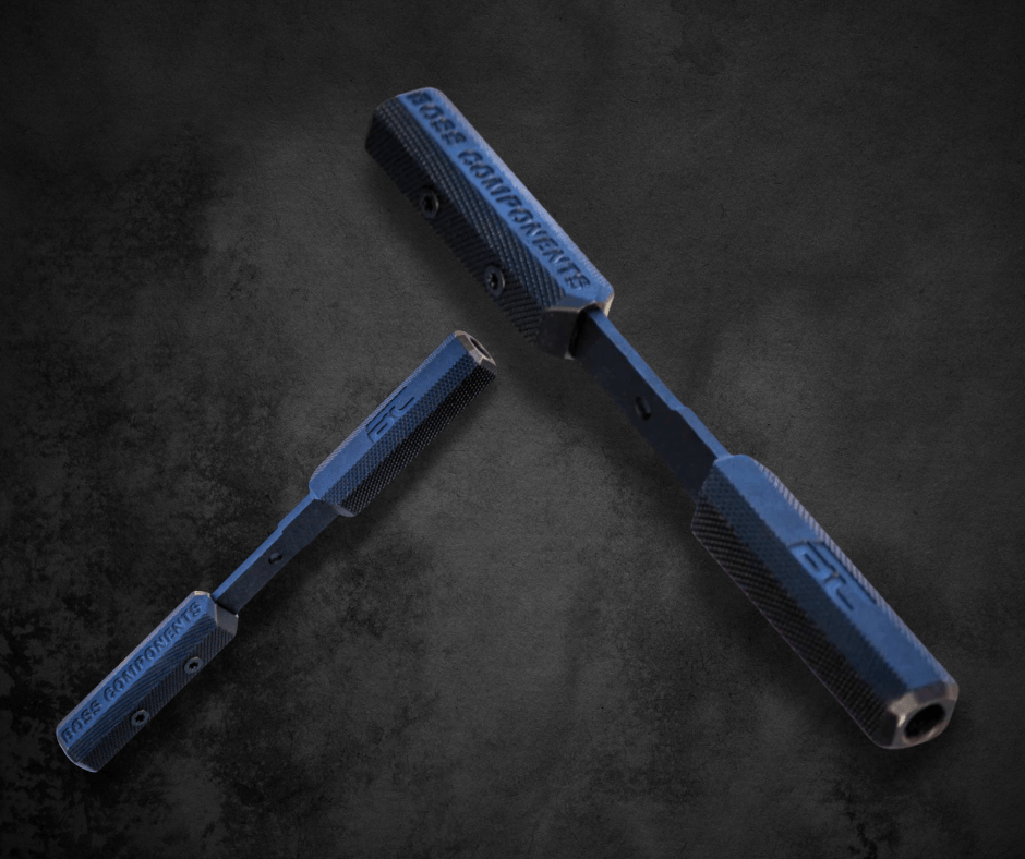 Berika 12g Racker: Standard vs. Boss Components Extended Double Handle - Boss Components