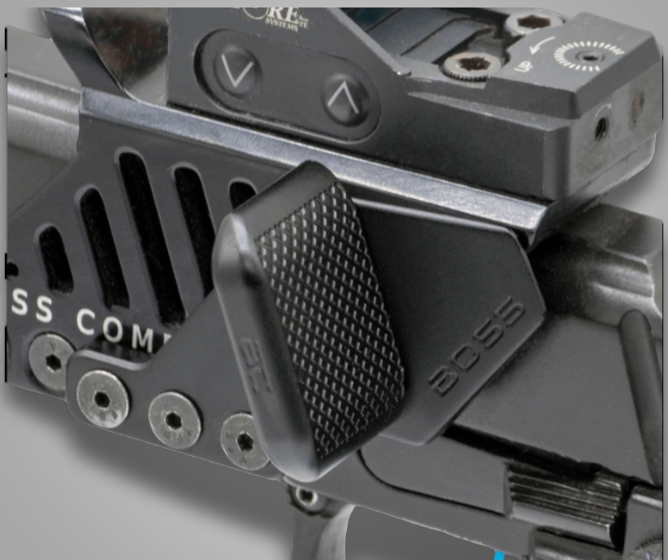 Boss Components Large Wide Adjustable Thumb Rest: Built for 1911/2011 Excellence - Boss Components