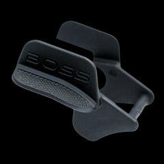 Extra wide one-piece CNC ambidextrous thumb safety for 1911 and 2011 — side profile view