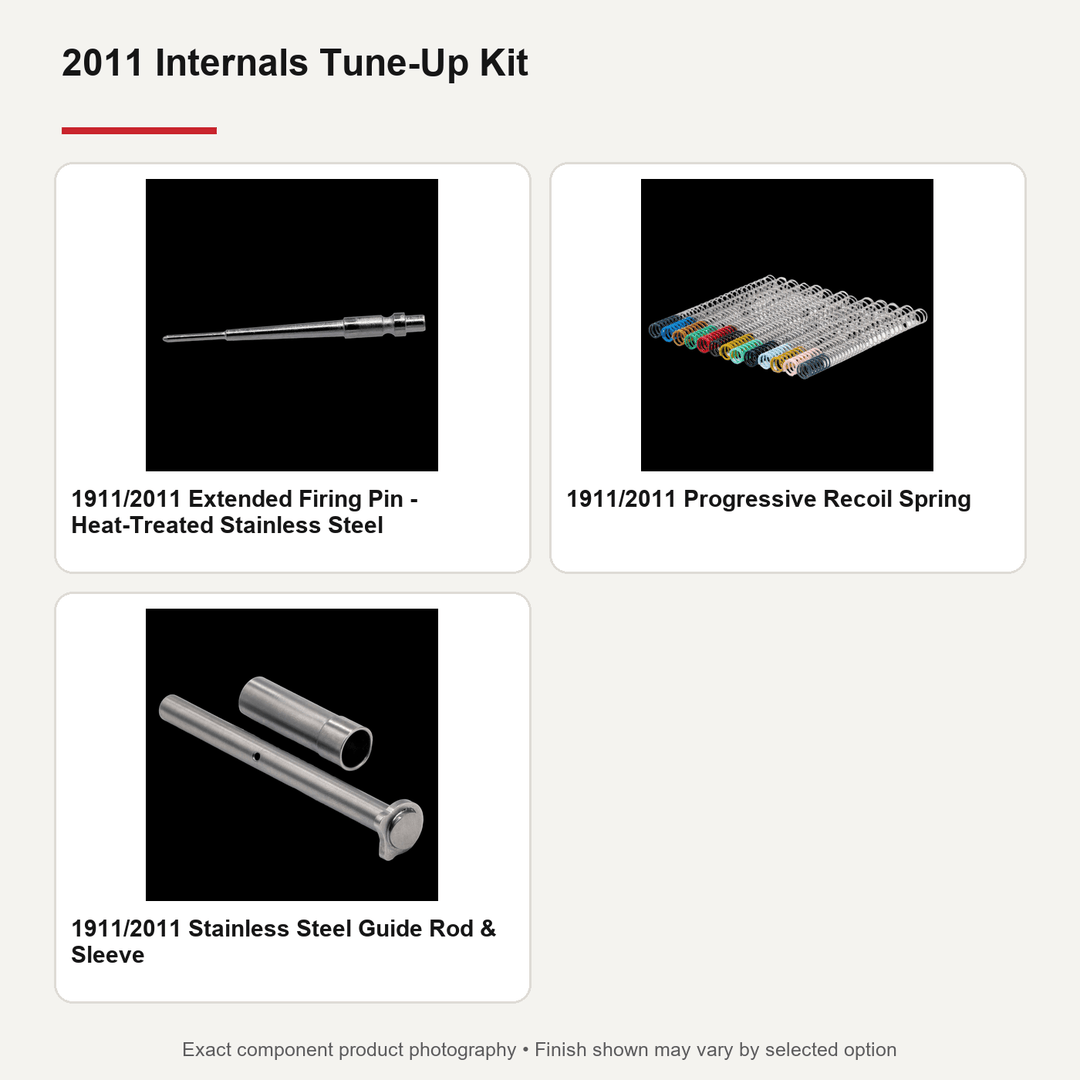 2011 internals tune-up kit with firing pin, progressive recoil spring and guide rod