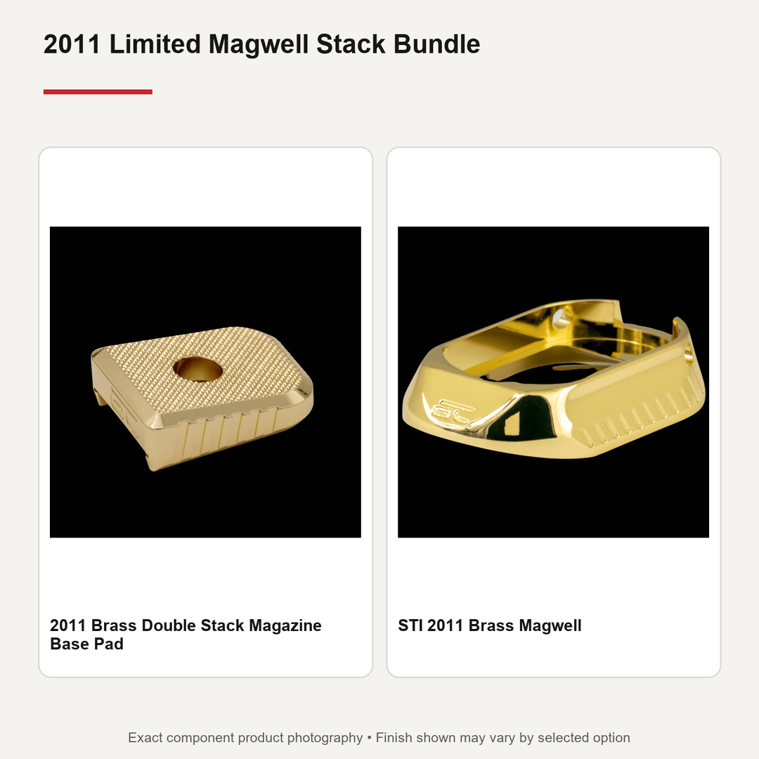 2011 Limited Division bundle with brass magwell and matching magazine base pad