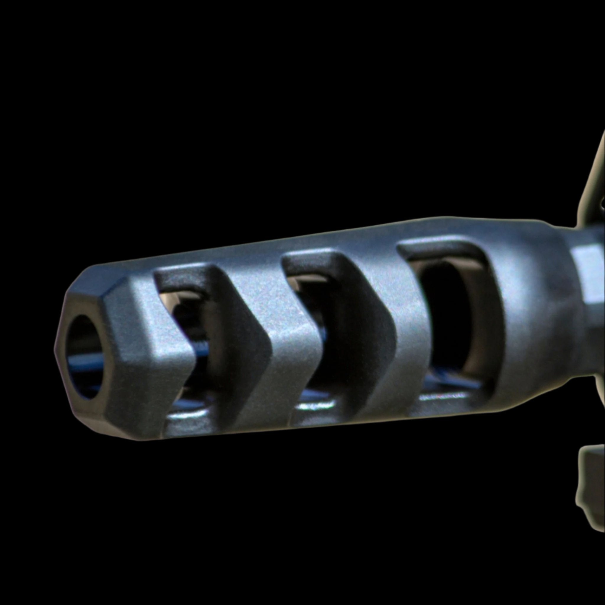 TACFUN Shark Muzzle Brake 5/8x24 TPI – Fits 6.5 Creedmoor, Ruger Precision Rifle