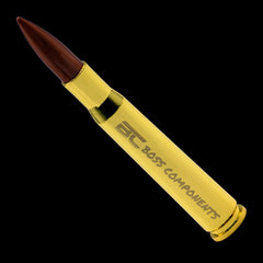 Novelty .50 BMG shaped bottle opener for shooters — close-up detail