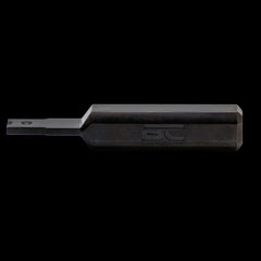 Extended machined charging handle for Berika 12g shotguns — top-down view