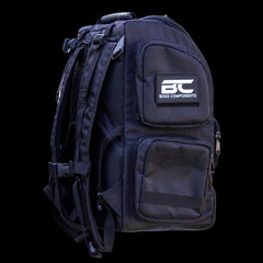 Boss Components 600D polyester multi-compartment range bag — side profile view