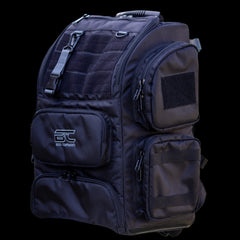 Boss Components 600D polyester multi-compartment range bag — angled view