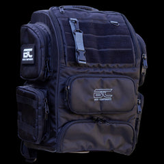 Boss Components 600D polyester multi-compartment range bag — top-down view