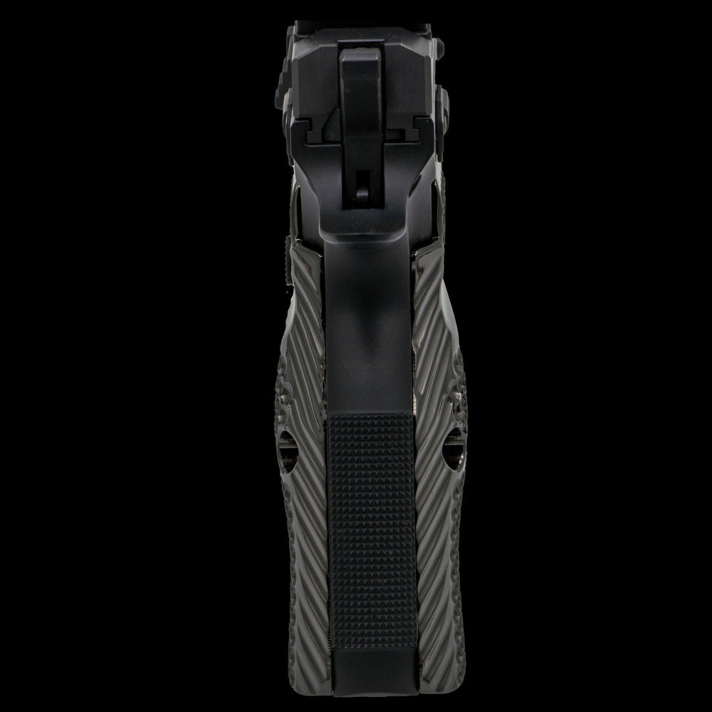 CZ Shadow 2 Brass Palm Swell Grips - Boss Components - brass - brass grips