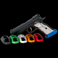 Aluminium magwell for the CZ Shadow 2, flared funnel for faster competition reloads