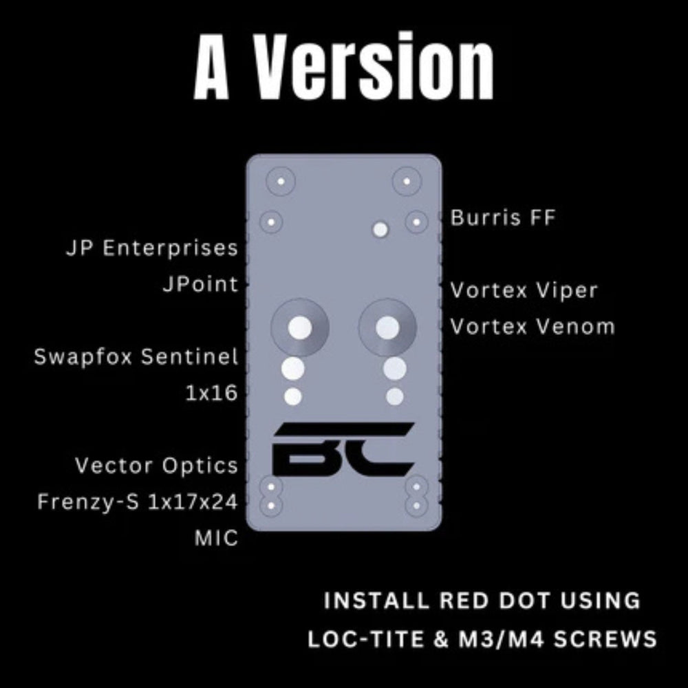 CZ Shadow 2 Optic Ready Red Dot Mount - Boss Components - competition optic - CZ optic ready