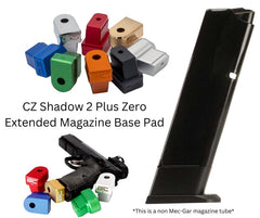 CZ Shadow 2 plus zero weighted aluminium magazine base pad, product photo 9 of 9