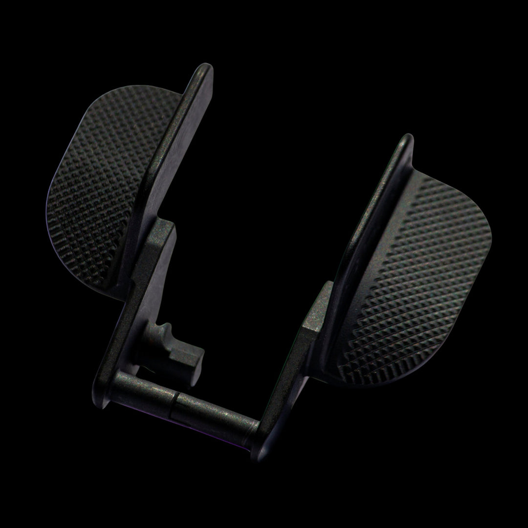 Extra Wide 1911/2011 Ambidextrous Safeties with Shields – One - Piece CNC | Boss Components - Boss Components - 1911 pistol upgrades - 2011 pistol upgrades