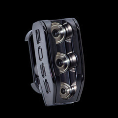 CNC aluminium magnetic competition magazine pouch — extra detail shot