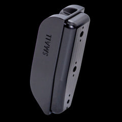 Delrin replacement insert for the magnetic magazine pouch — angled view