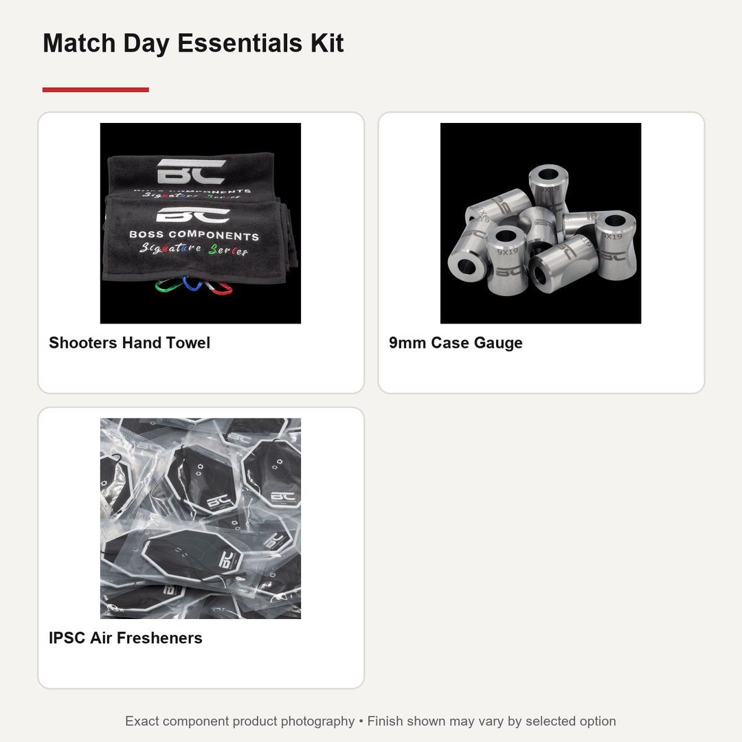 Match Day Essentials Kit | Hand Towel, Case Gauge & Air Fresheners - Boss Components - air-freshener - bundle