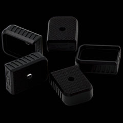 Anodised aluminium Mec-Gar magazine base pad for the CZ Shadow 2 — side profile view