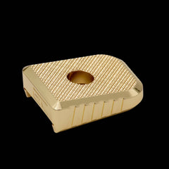 Solid brass double stack magazine base pad for STI, Staccato and Bul Armory 2011 magazines