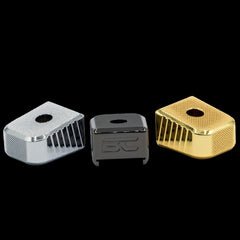 Solid brass Open division double stack base pad for STI, Staccato and Bul Armory 2011 magazines